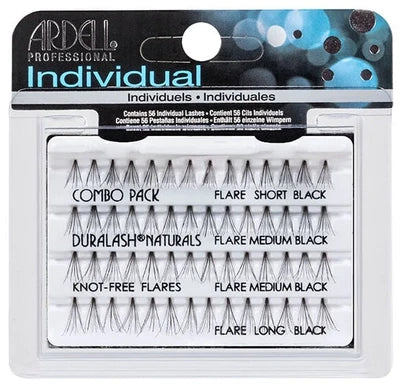 Ardell Duralash Individual Natural Knot-Free Flare Lashes Combo Black