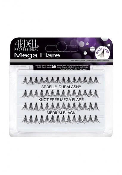 Ardell Mega Individuals Knot-Free Flare Lashes Medium Black