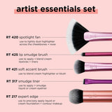 Real Techniques Artist Essentials Makeup Brush Set, 5 Piece