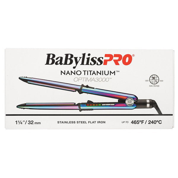 Babyliss Pro Nano Titanium Optima 3000 Hair Straightener Chameleon