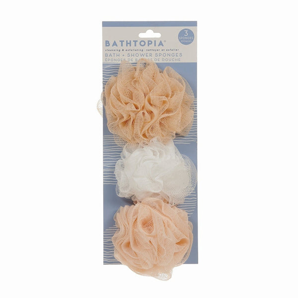 Bathtopia Bath and Shower Sponges 3pk