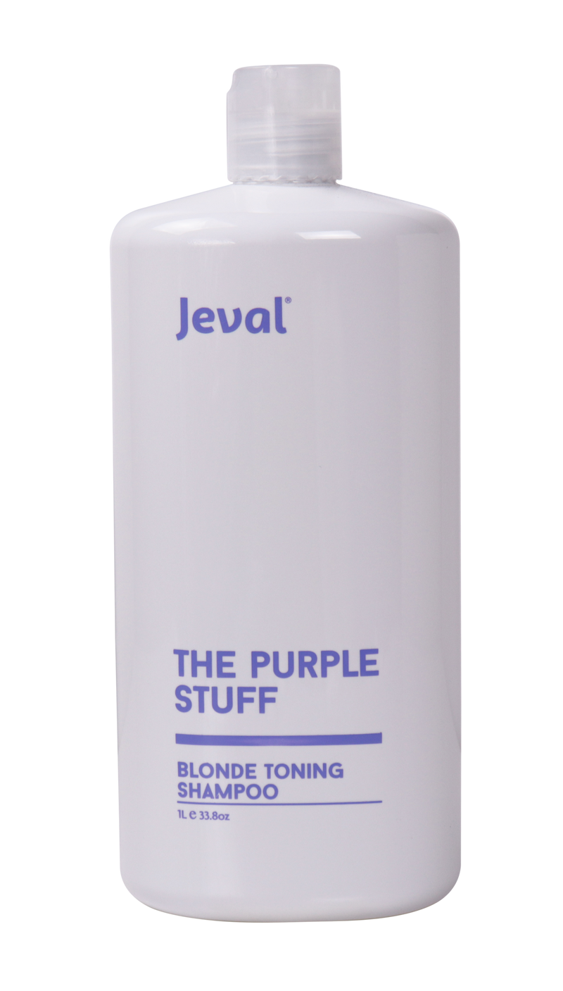 Jeval The Purple Stuff Blonde Shampoo 1 Litre - Beautopia Hair & Beauty