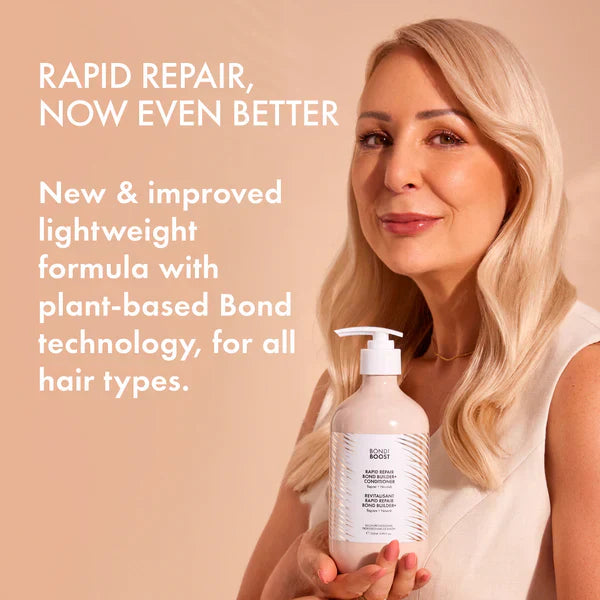 BondiBoost Rapid Repair Bond Builder+ Shampoo & Conditioner 300ml Duo