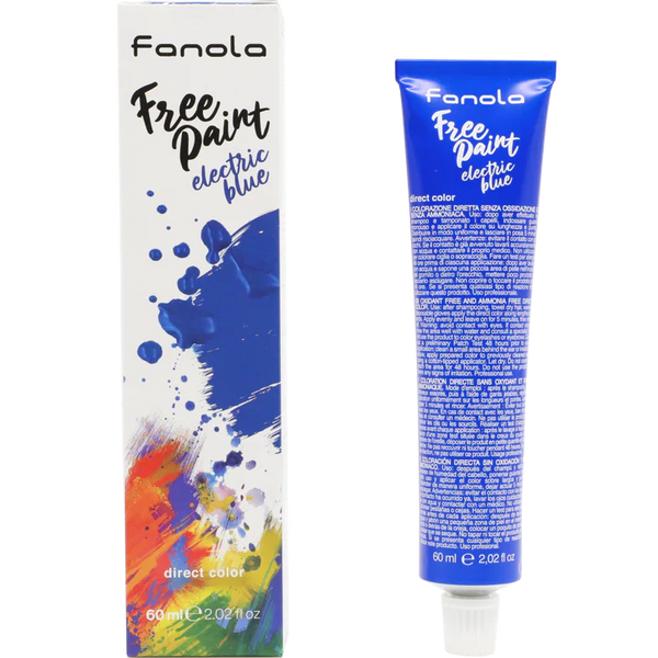 #Fanola Free Paint Direct Colour Electric Blue 60ml