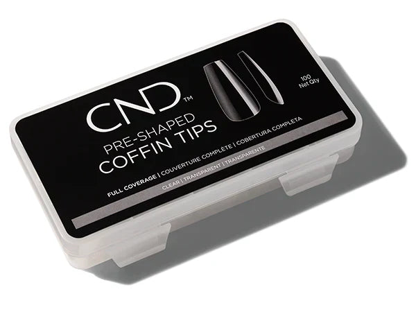 CND Pre-Shaped Coffin Tips 100pc