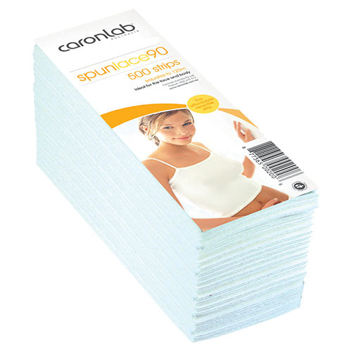Caronlab Spunlace 90 Pre-cut Wax Strips 500 Pack