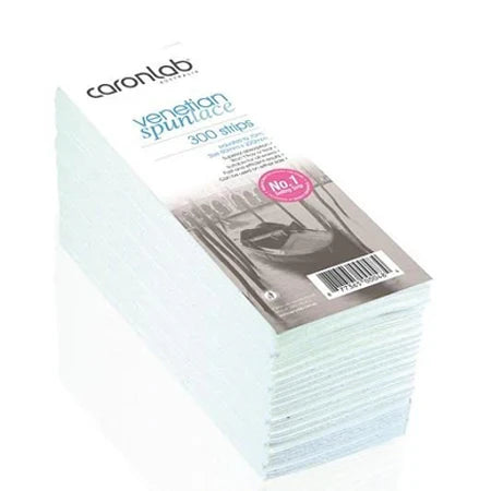 Caronlab Venetian Spunlace Pre-cut Wax Strips 300 Pack