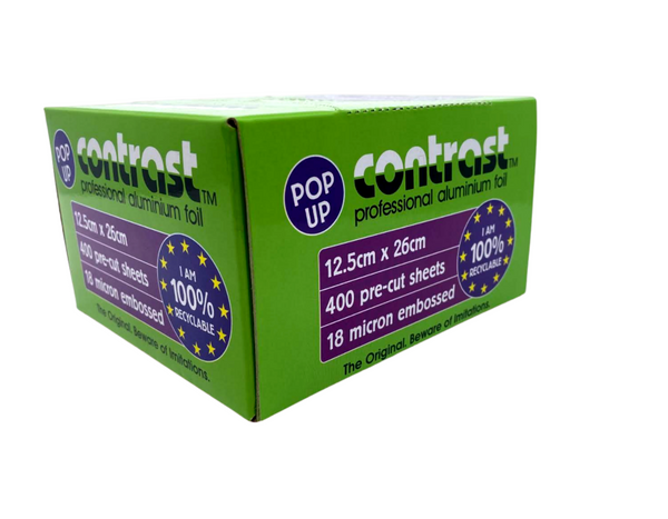 Contrast Professional Aluminium Foil - 18 Micron Pop up Foil - Beautopia Hair & Beauty