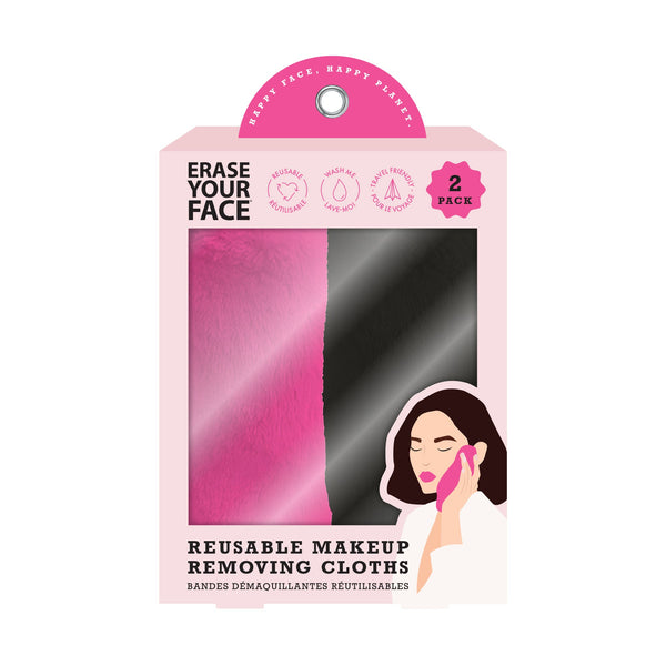 Danielle Creations Erase Your Face Reusable Makeup Cloths 2 Pack