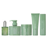 Davroe CURLiCUE Hydrating Hair Oil, Cleansing Clay, Conditioning Rinse, Curl Balm and Activator Bundle