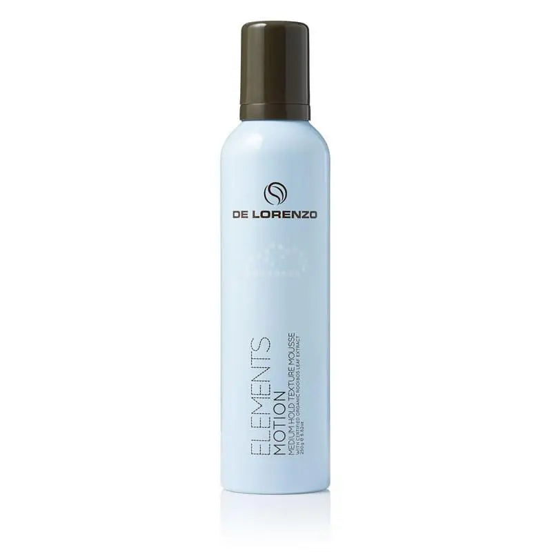 De Lorenzo Elements Motion Medium Hold Texture Styling Mousse 250g