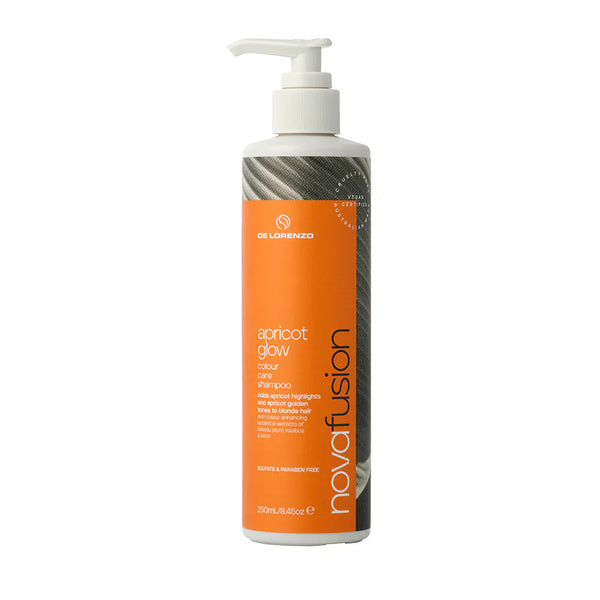 De Lorenzo Novafusion Colour Care Shampoo Apricot Glow 250ml