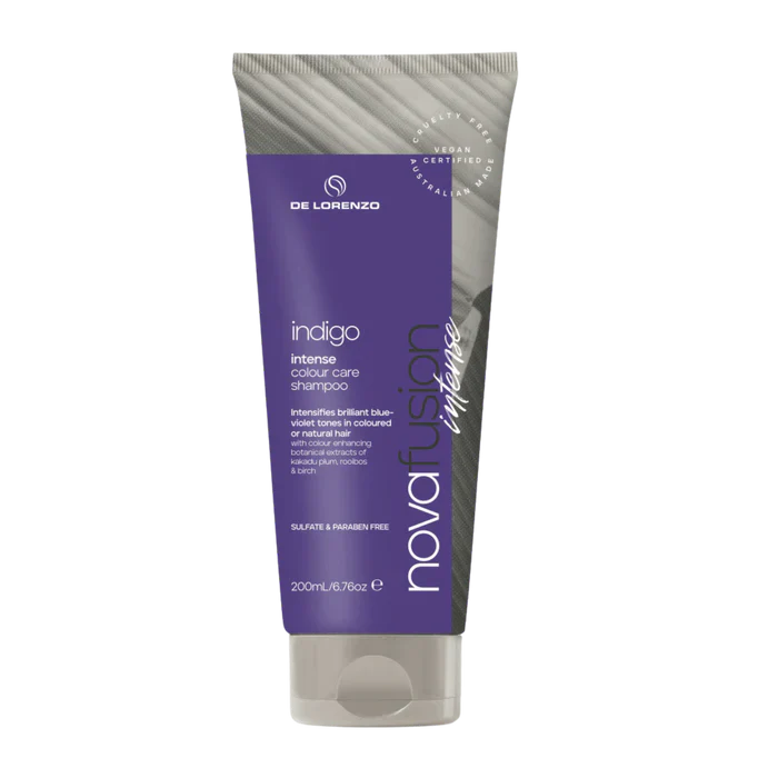 De Lorenzo Novafusion Intense Indigo Shampoo 200ml