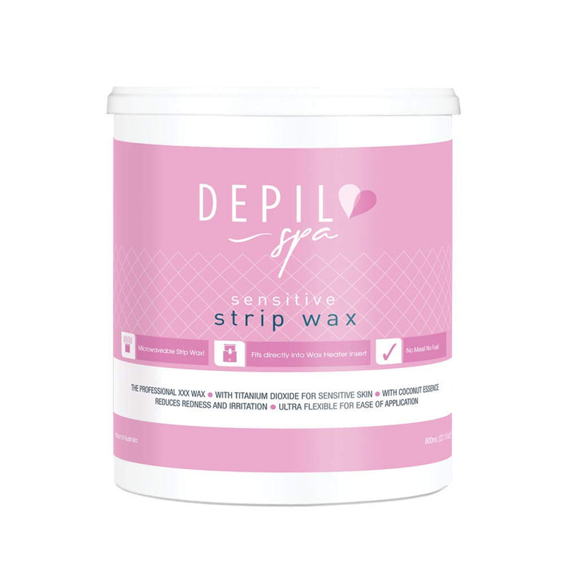 Depilspa Sensitive Microwaveable Strip Wax 800ml