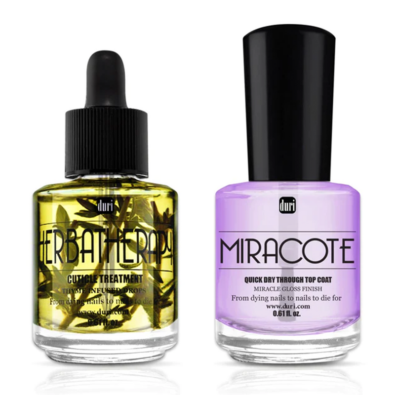Duri Top Coat & Cuticle Oil Duo