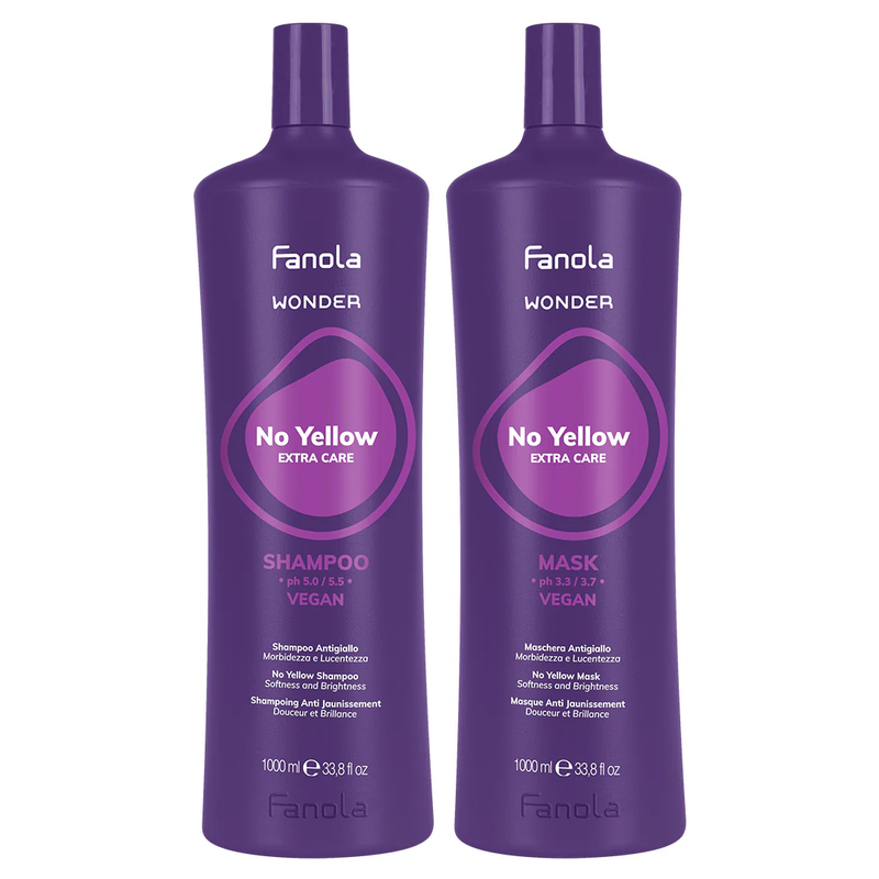 Fanola Wonder No Yellow Soft And Shine Supersize Duo 1L