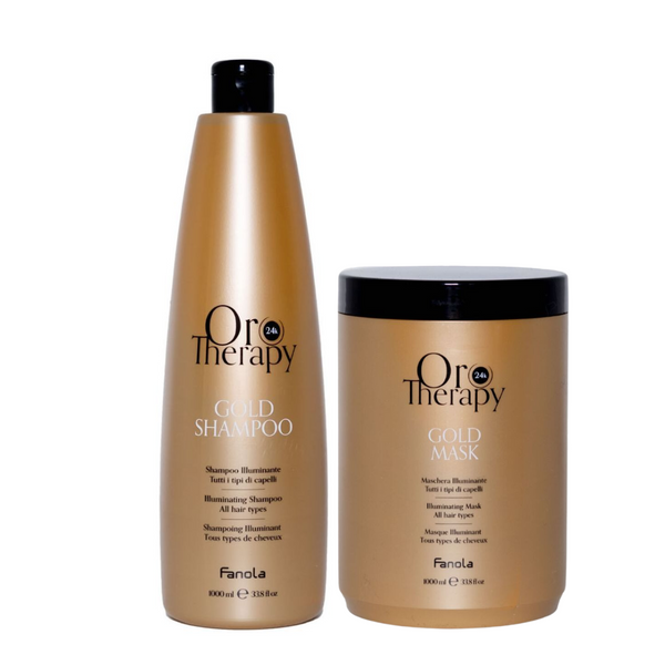 Fanola Orotherapy Gold Illuminating Supersize Duo 1L