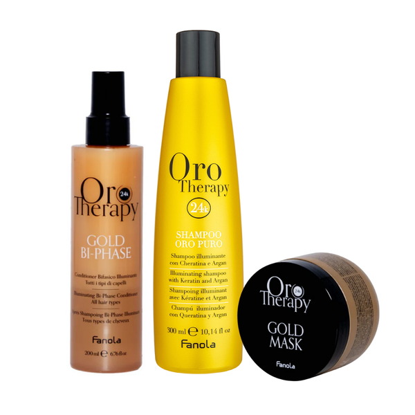 Fanola Orotherapy Gold Illuminating Trio Pack