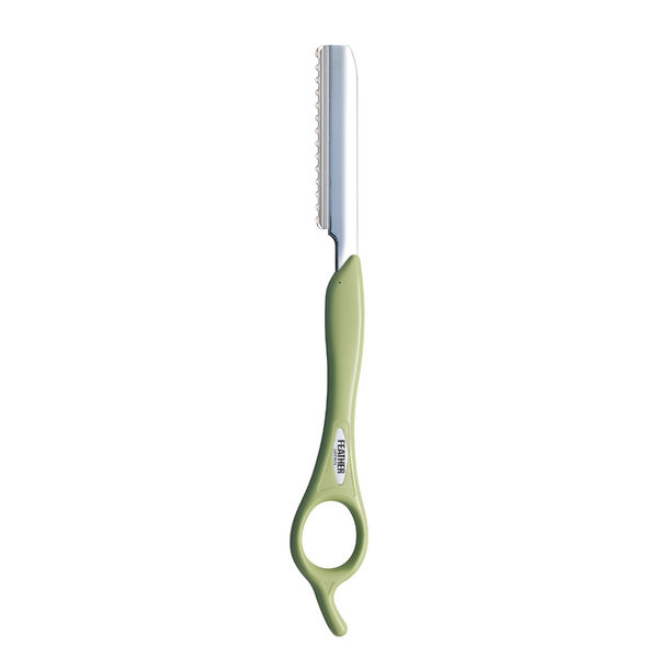 Feather Precision Cutting & Styling Razor Matcha Green