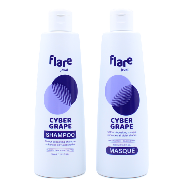 Jeval Flare Cyber Grape Shampoo & Masque Duo 300ml