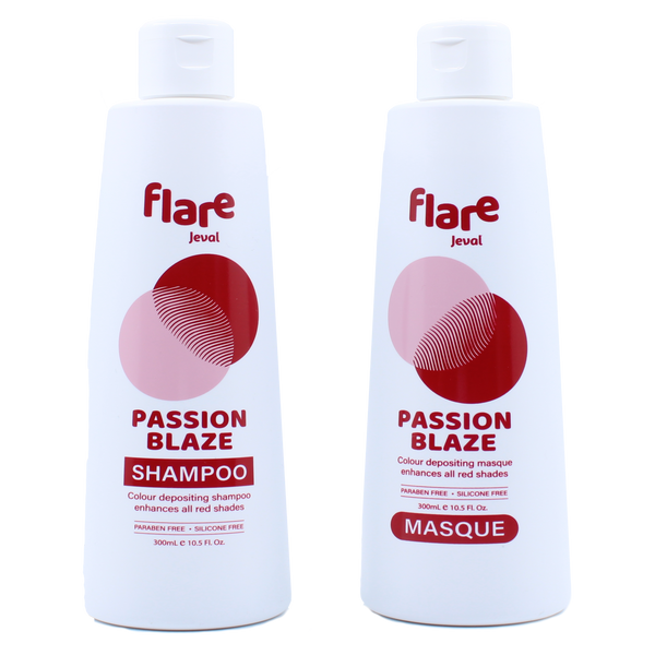 Jeval Flare Passion Blaze Shampoo & Masque Duo 300ml