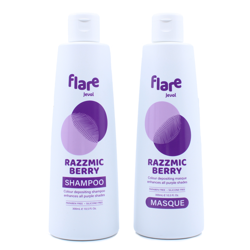 Jeval Flare Razzmic Berry Shampoo & Masque Duo 300ml