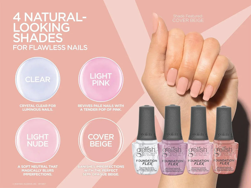 Gelish Foundation Brush On Flex Gel Cover Beige 15ml