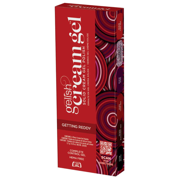 Gelish Cream Gel Solid Cream Gel Polish Palette Getting Reddy