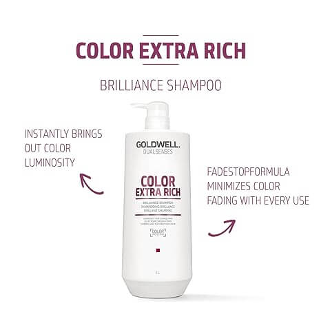 Goldwell DualSenses Color Extra Rich Brilliance Shampoo 1 Litre - Salon Style
