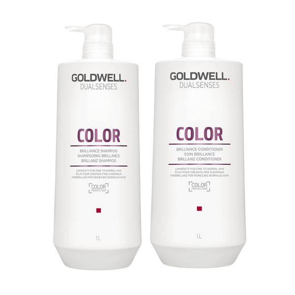Goldwell Dualsenses Color Brilliance 1 Litre Shampoo & Conditioner Duo
