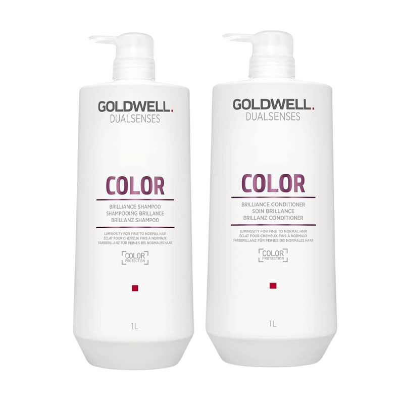 Goldwell Dualsenses Color Brilliance 1 Litre Shampoo & Conditioner Duo