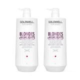 Goldwell Dualsenses Blondes & Highlights 1 Litre Shampoo and Conditioner Duo