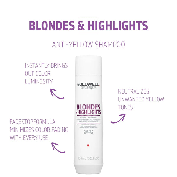 Goldwell Dualsenses Blondes & Highlights Anti Yellow Shampoo 300ml