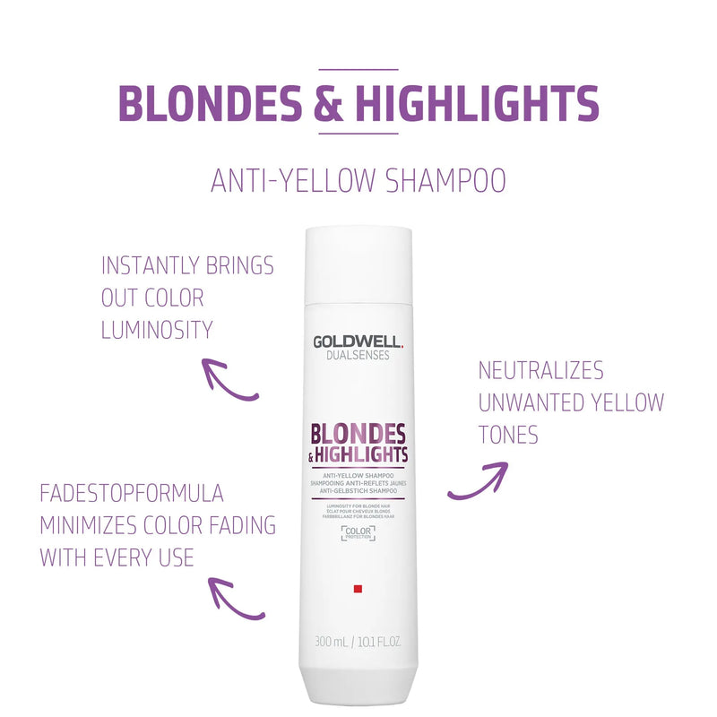 Goldwell Dualsenses Blondes & Highlights Anti Yellow Shampoo 300ml