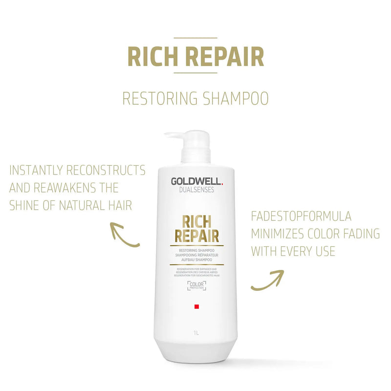 Goldwell Dualsenses Rich Repair Restoring Shampoo 1 Litre
