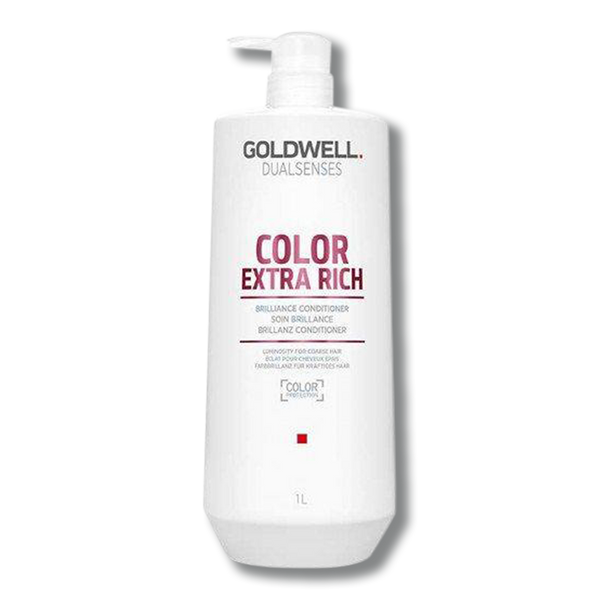 Goldwell Dual Senses Color Extra Rich Brilliance Conditioner 1 Litre - Beautopia Hair & Beauty