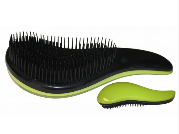 Santorini Detangler Brush Neon Green