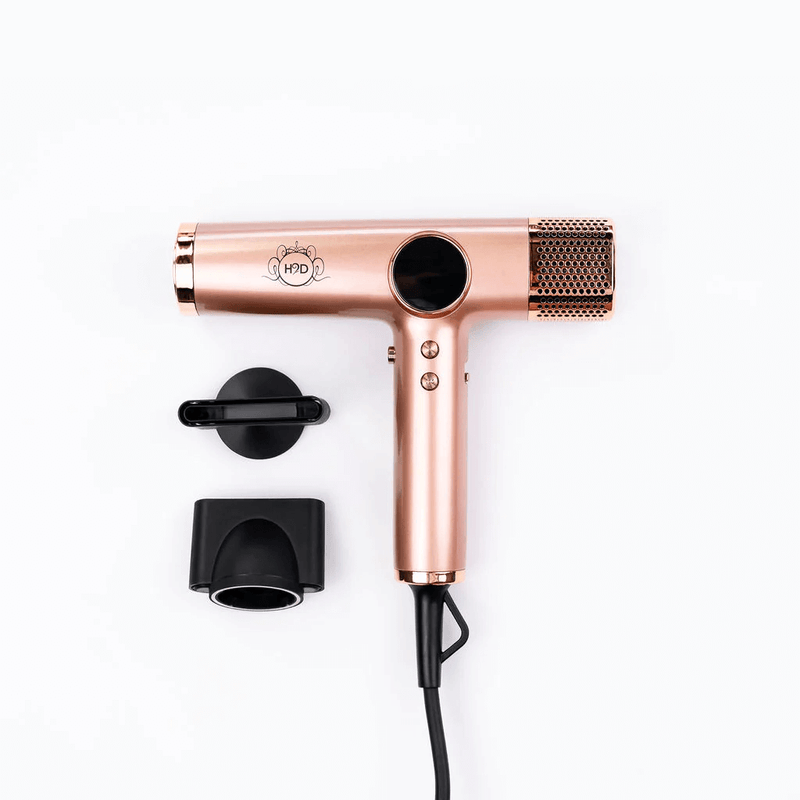 H2D XTREME 4 In 1 Hair Dryer + Styler Rose Gold - Salon Style