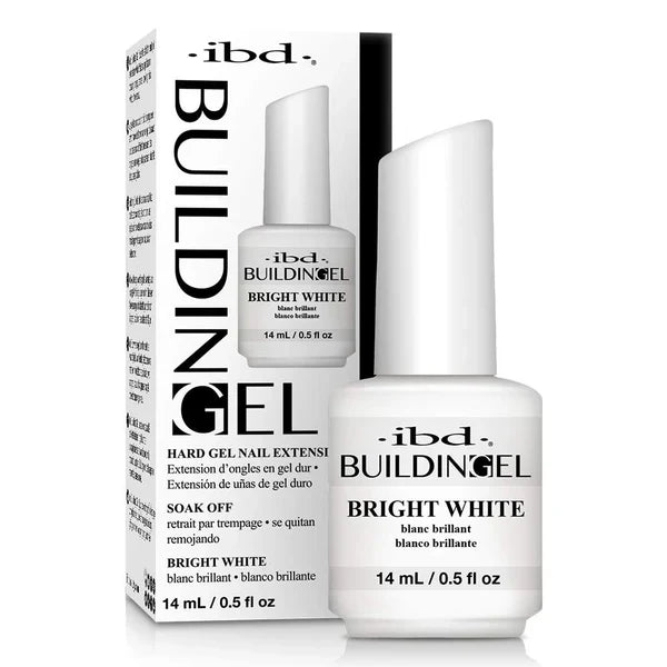IBD Building Gel Hard Nail Extension Bright White 14g