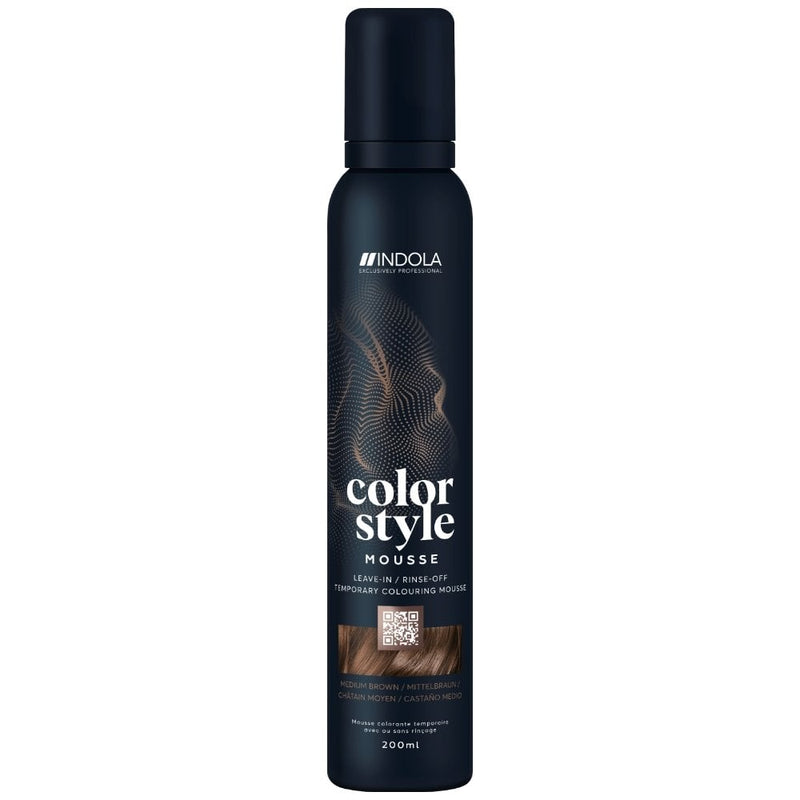 Indola Colour Style Mousse Medium Brown 200ml