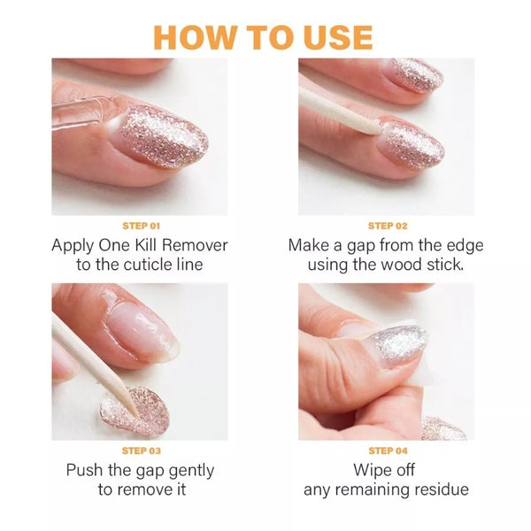 Jello Jello Peel Off Base Gel + One Kill Remover Set