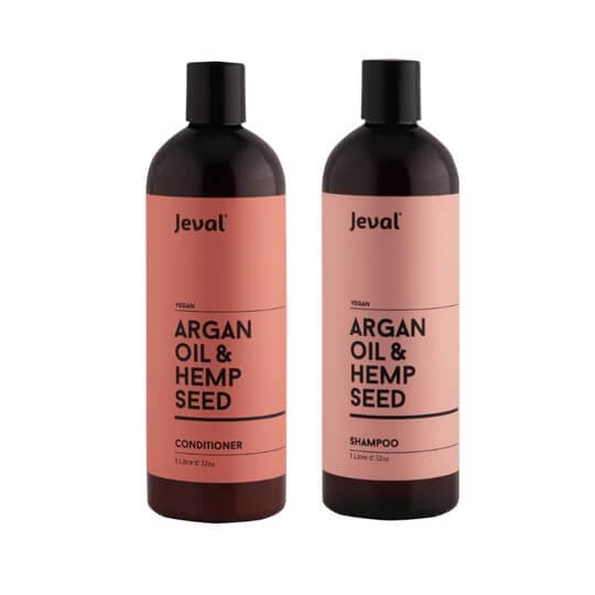 Jeval Argan Oil & Hemp Seed Shampoo 1 Litre - Salon Style