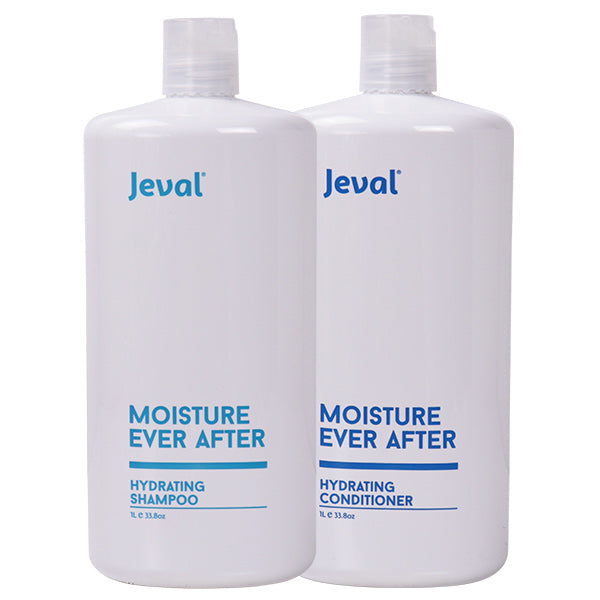 Jeval Moisture Ever After Hydrating Shampoo & Conditioner Duo 1 Litre - Beautopia Hair & Beauty