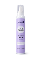 Jeval Cool Tones Ice Flower Semi Permanent Mousse Colour 9.5-1 Ash Silver 200ml