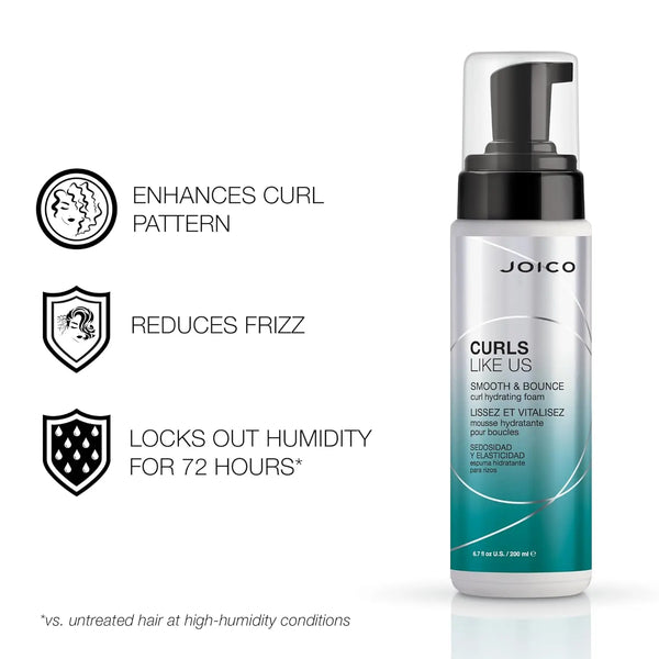 Joico Curls Like Us Smooth & Bounce Curl Hydrating Foam 200ml