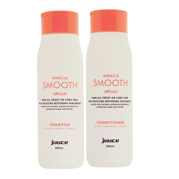 Juuce Miracle Smooth Shampoo & Conditioner 300ml Duo