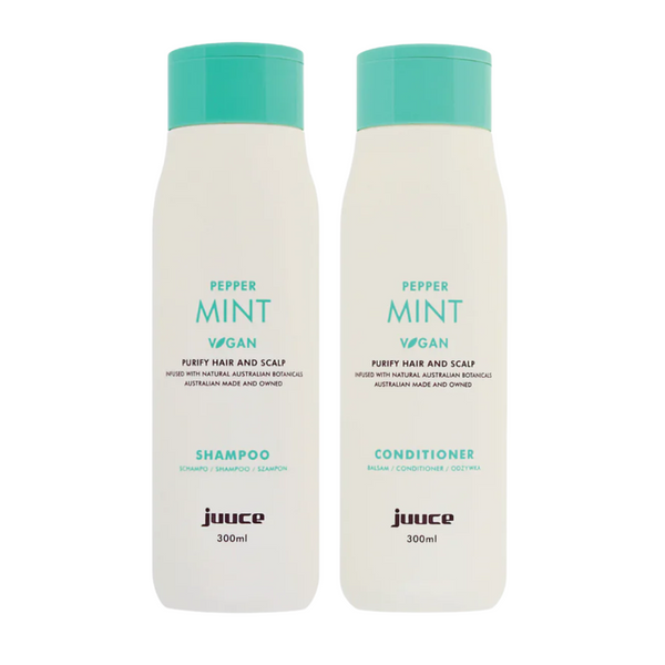 Juuce Peppermint Shampoo & Conditioner 300ml Duo