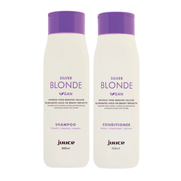 Juuce Silver Blonde Shampoo & Conditioner 300ml Duo