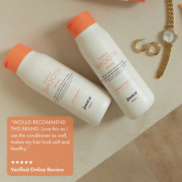 Juuce Miracle Smooth Shampoo & Conditioner 300ml Duo
