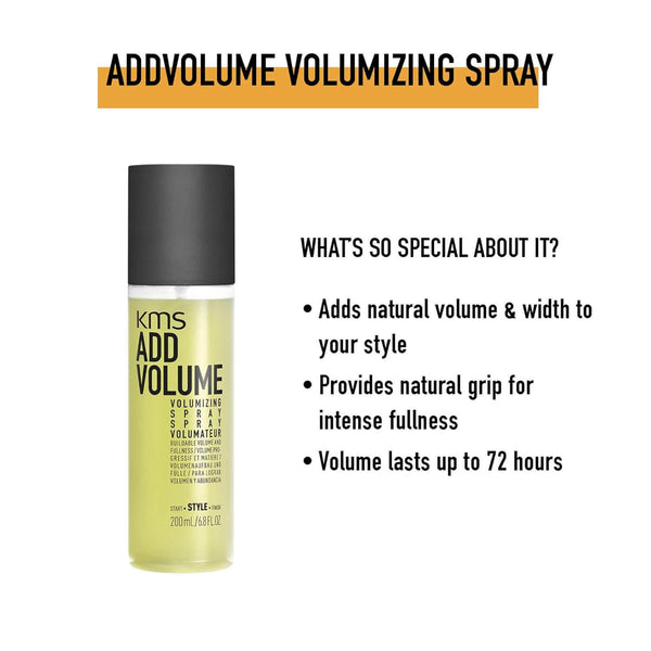 KMS Add Volume Volumizing Spray 200ml - Salon Style